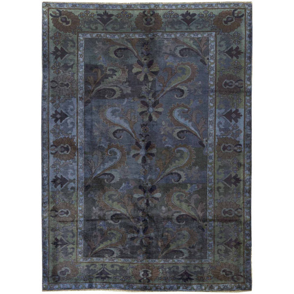 Bokara Rug Co., Inc. HandKnotted HighQuality Dark Blue Area Rug Wayfair